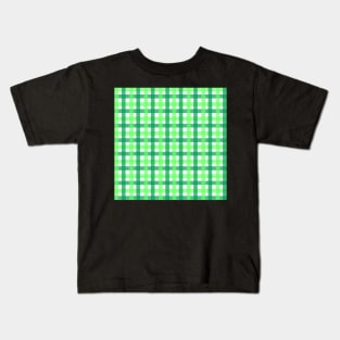 Green lines Kids T-Shirt